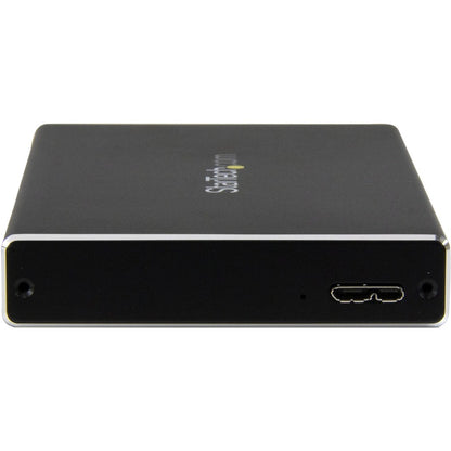 StarTech.com 2.5" IDE Hard Drive Enclosure - Supports UASP - Aluminum - IDE and SATA - USB 3.0 HDD Enclosure - External Drive UNI251BMU33