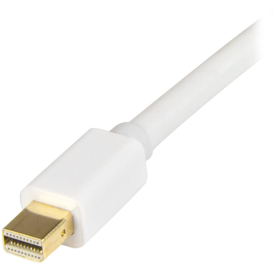 StarTech.com Mini DisplayPort to HDMI Converter Cable - 3 ft (1m) - 4K - White MDP2HDMM1MW