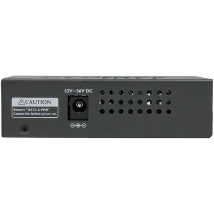 Star Tech.com 4 Port Gigabit Midspan - PoE+ Injector - 802.3at and 802.3af POEINJ4G