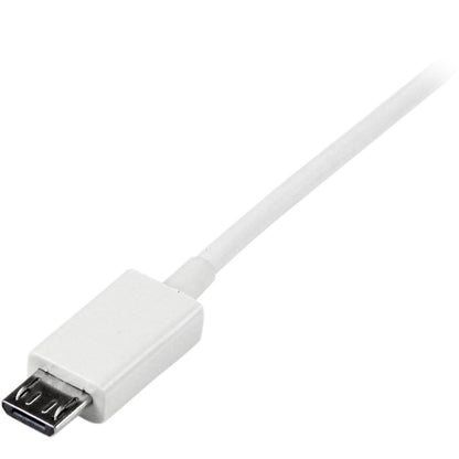 StarTech.com 1m White Micro USB Cable - A to Micro B USBPAUB1MW