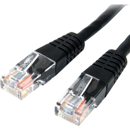 StarTech.com 25 ft Black Molded Cat5e UTP Patch Cable M45PATCH25BK