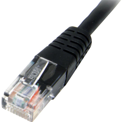 StarTech.com 25 ft Black Molded Cat5e UTP Patch Cable M45PATCH25BK