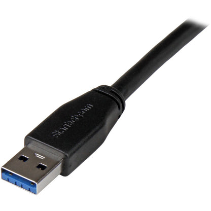 StarTech.com 10m 30 ft Active USB 3.0 (5Gbps) USB-A to USB-B Cable - M/M - USB A to B Cable - USB 3.2 Gen 1 USB3SAB10M