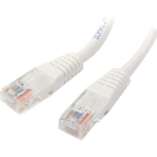 StarTech.com 10 ft White Molded Cat5e UTP Patch Cable M45PATCH10WH