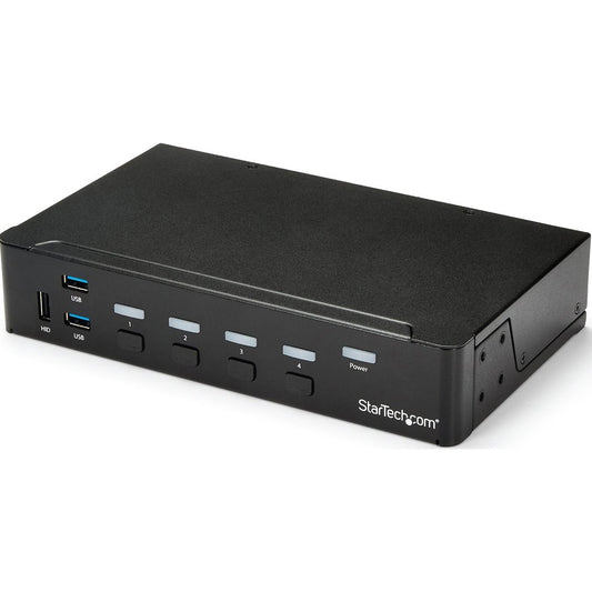 StarTech.com 4-Port HDMI KVM Switch - Built-in USB 3.0 Hub for Peripheral Devices - 1080p SV431HDU3A2