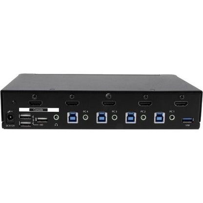 StarTech.com 4-Port HDMI KVM Switch - Built-in USB 3.0 Hub for Peripheral Devices - 1080p SV431HDU3A2