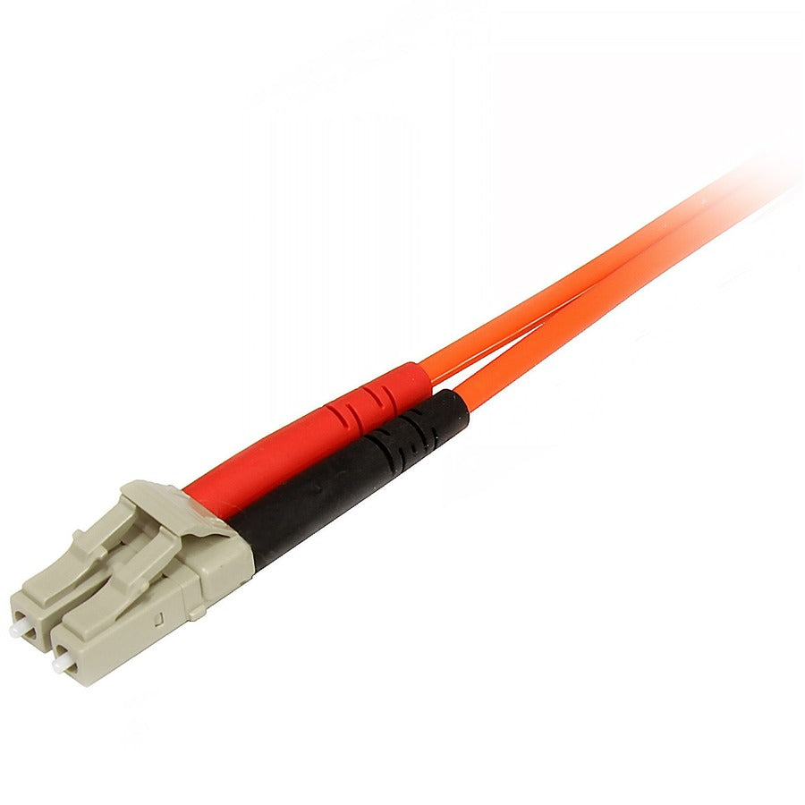 StarTech.com 1m Fiber Optic Cable - Multimode Duplex 50/125 - LSZH Fiber Jumper Cord - LC/SC 50FIBLCSC1