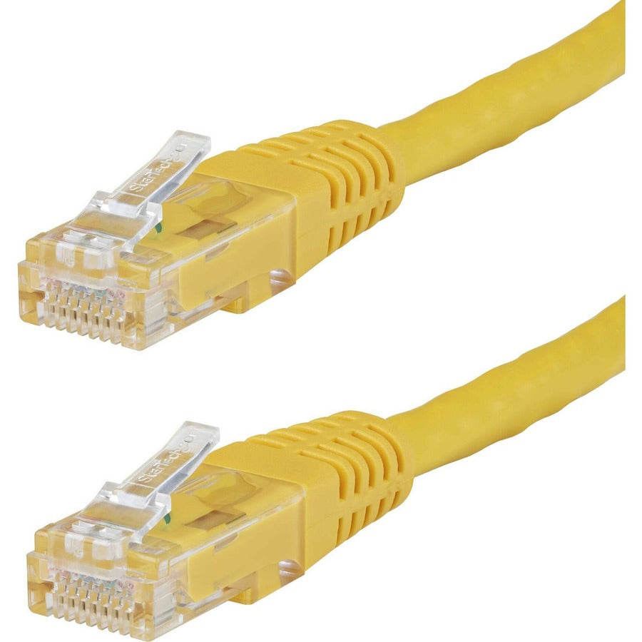 StarTech.com 5ft CAT6 Ethernet Cable - Yellow Molded Gigabit - 100W PoE UTP 650MHz - Category 6 Patch Cord UL Certified Wiring/TIA C6PATCH5YL