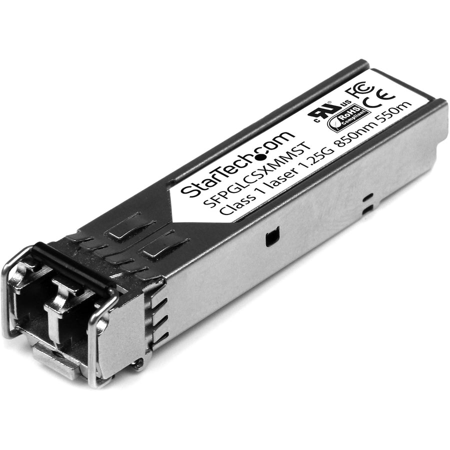 StarTech.com Cisco GLC-SX-MM Compatible SFP Module 10 Pack - 1000BASE-SX - 1GbE Gigabit Ethernet SFP Multimode Fiber MMF Optic Transceiver GLCSXMM10PST