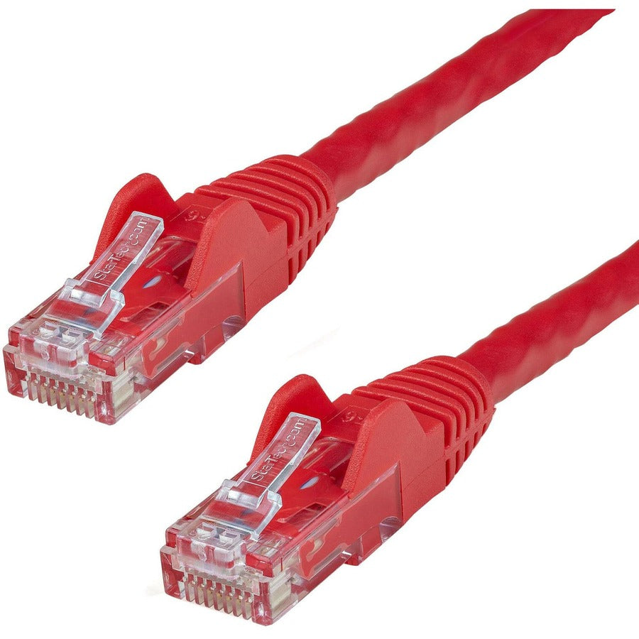 StarTech.com 8ft CAT6 Ethernet Cable - Red Snagless Gigabit - 100W PoE UTP 650MHz Category 6 Patch Cord UL Certified Wiring/TIA N6PATCH8RD