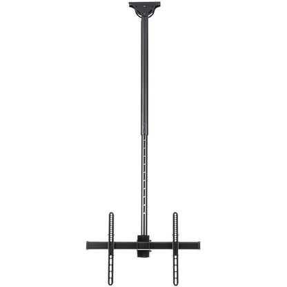 StarTech.com TV Ceiling Mount, Full-Motion Hanging Single Screen Vesa Mount for 32"-75" TVs / Displays - Height Adjustable Telescopic Pole FLATPNLCEIL