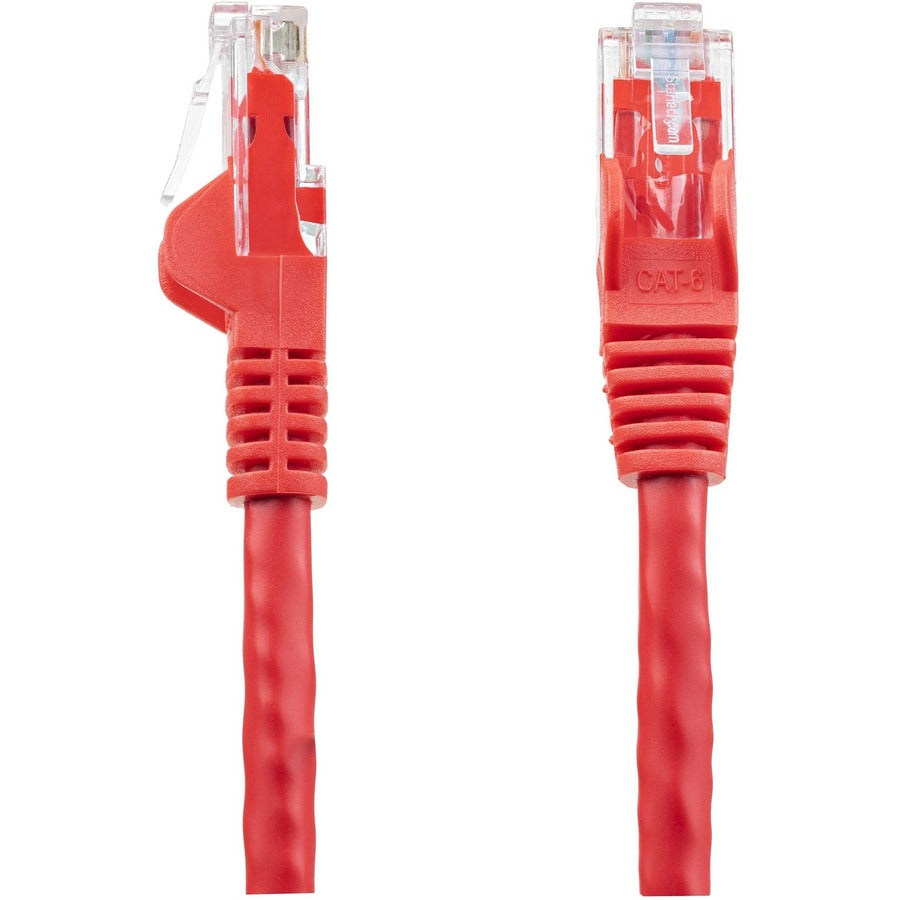 StarTech.com 4ft CAT6 Ethernet Cable - Red Snagless Gigabit - 100W PoE UTP 650MHz Category 6 Patch Cord UL Certified Wiring/TIA N6PATCH4RD