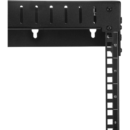 StarTech.com 2-Post 12U Heavy-Duty Wall Mount Network Rack, 19" Open Frame Server Rack with Adjustable Depth, Data Rack for IT Equipment~ RK12WALLOA