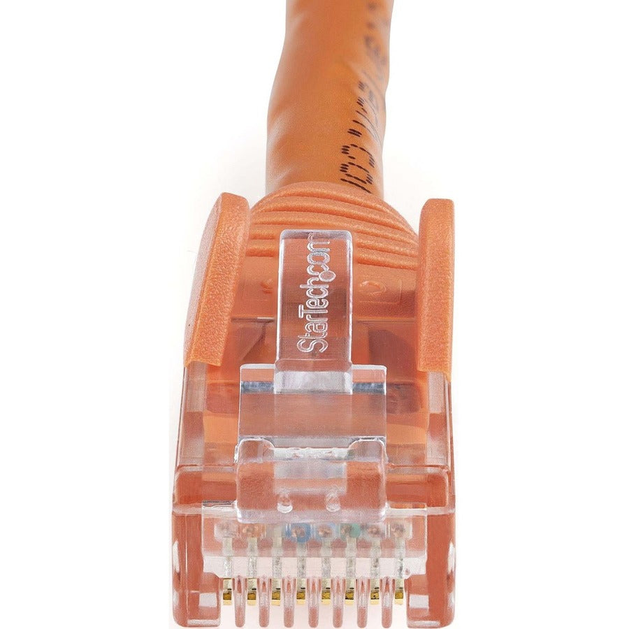 StarTech.com 12ft CAT6 Ethernet Cable - Orange Snagless Gigabit - 100W PoE UTP 650MHz Category 6 Patch Cord UL Certified Wiring/TIA N6PATCH12OR