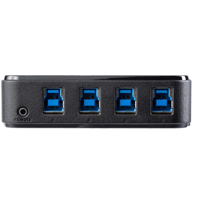 StarTech.com 4X4 USB 3.0 Peripheral Sharing Switch - USB Switch for Mac / Windows / Linux - 4 Port USB 3.0 Switch - USB A/B Switch HBS304A24A