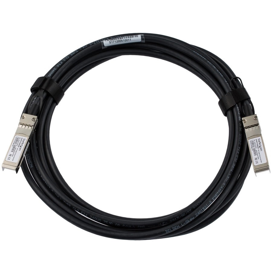 StarTech.com 5m SFP+ to SFP+ Direct Attach Cable for Juniper EX-SFP-10GE-DAC-5M - 10GbE SFP+ Copper DAC 10Gbps Passive Twinax EXSFP10GEDA5