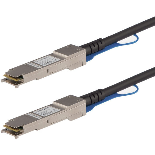 StarTech.com MSA Uncoded Compatible 0.5m 40G QSFP+ to QSFP+ Direct Attach Cable - 40 GbE QSFP+ Copper DAC 40 Gbps Low Power Passive Twinax QSFP40GPC05M