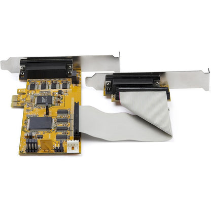 StarTech.com 8-Port PCI Express RS232 Serial Adapter Card -PCIe to Serial DB9 Controller 16C1050 UART - Low Profile - 15kV ESD - Win/Linux PEX8S1050LP