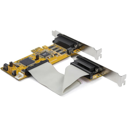 StarTech.com 8-Port PCI Express RS232 Serial Adapter Card -PCIe to Serial DB9 Controller 16C1050 UART - Low Profile - 15kV ESD - Win/Linux PEX8S1050LP