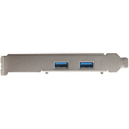 StarTech.com 2-Port USB PCIe Card 10Gbps/port - USB 3.2 Gen 2 Type-A PCI Express 3.0 x2 Host Controller Expansion Card - Windows/Linux PEXUSB312A3