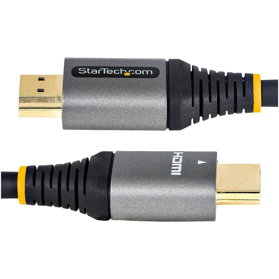 StarTech.com 10ft 3m Premium Certified HDMI 2.0 Cable, High Speed Ultra HD 4K 60Hz HDMI Cable with Ethernet, HDR10, UHD HDMI Monitor Cord HDMMV3M