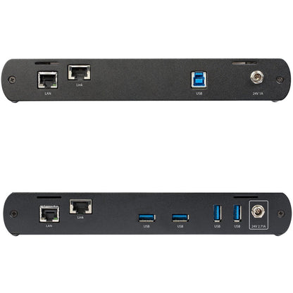 StarTech.com 4-Port USB 3.0 Extender with 1x Gigabit Ethernet Port Extension over Single Cat6a/Cat7 Cable 330ft/100m, 5Gbps USB-A Extender USB3004EXT2