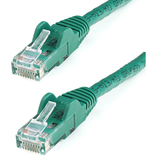 StarTech.com 35ft CAT6 Ethernet Cable - Green Snagless Gigabit - 100W PoE UTP 650MHz Category 6 Patch Cord UL Certified Wiring/TIA N6PATCH35GN