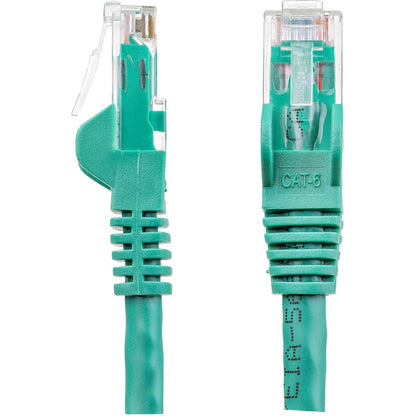 StarTech.com 35ft CAT6 Ethernet Cable - Green Snagless Gigabit - 100W PoE UTP 650MHz Category 6 Patch Cord UL Certified Wiring/TIA N6PATCH35GN