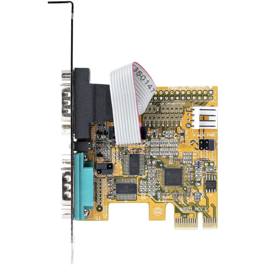 StarTech.com 2-Port PCI Express Serial Card, Dual Port PCIe to RS232 (DB9) Serial Card, 16C1050 UART, COM Retention, Windows & Linux 21050-PC-SERIAL-CARD