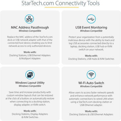 StarTech.com USB-C Triple Monitor Docking Station - Triple 4K HDMI/DP USB-C Dock - 5x USB Hub - GbE - 100W PD - Universal / Multi Monitor 116N-USBC-DOCK