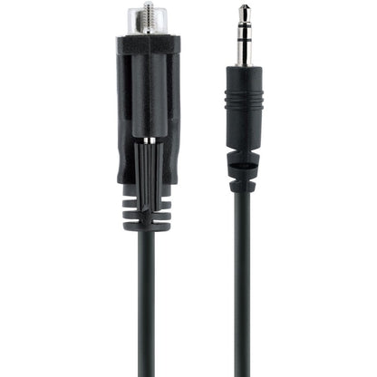 StarTech.com 3ft (1m) DB9 to 3.5mm Serial Cable for Serial Device Configuration, RS232 DB9 Male to 3.5mm for Calibrating via Audio Jack 9M351M-RS232-CABLE