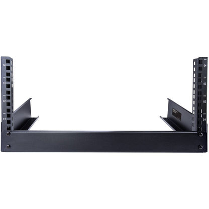 StarTech.com 4U 19" Desktop Open Frame Rack, 2-Post Free-Standing Network Rack, Switch/Patch Panel/AV/IT Equipment, 92.6lb / 42kg capacity RK4OD2