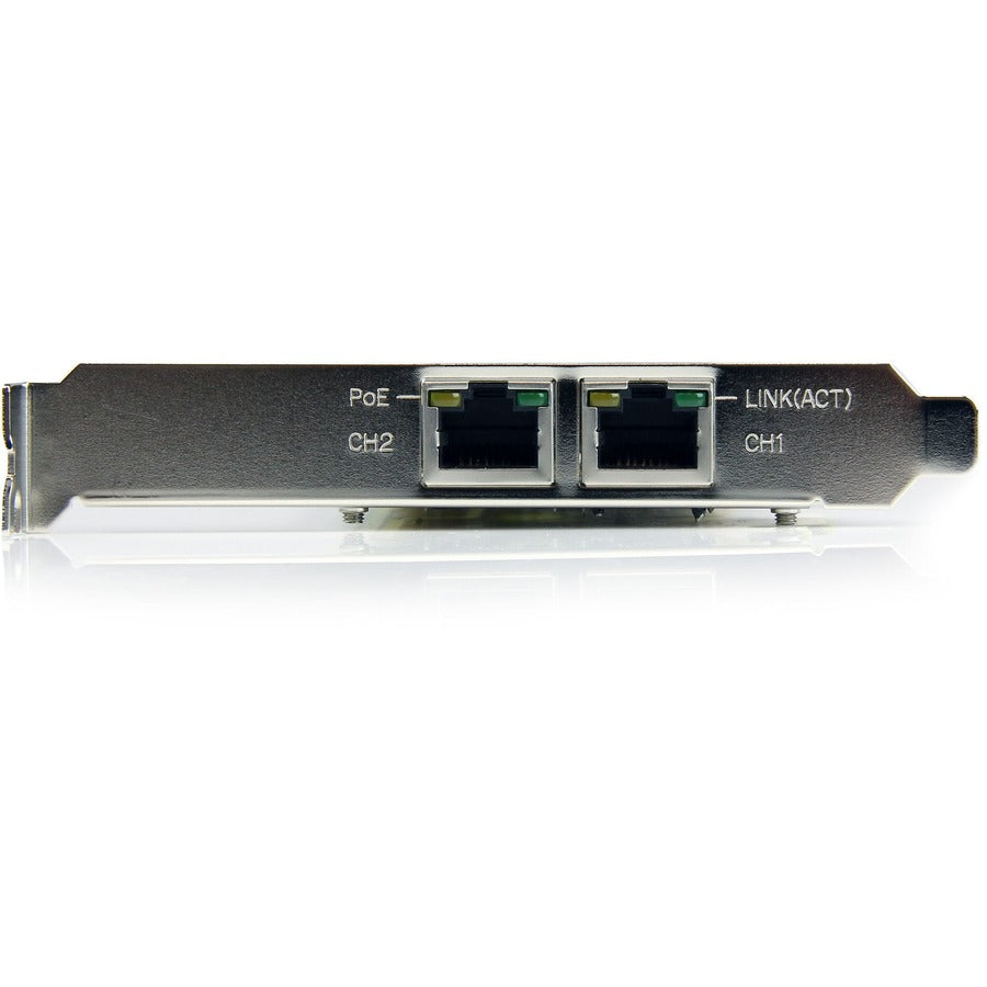 StarTech.com Dual Port PCI Express Gigabit Ethernet PCIe Network Card Adapter - PoE/PSE ST2000PEXPSE