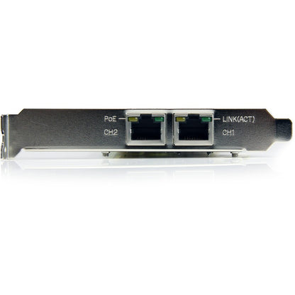 StarTech.com Dual Port PCI Express Gigabit Ethernet PCIe Network Card Adapter - PoE/PSE ST2000PEXPSE