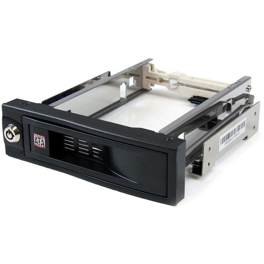 StarTech.com 5.25" Tray-Less SATA Hot-Swap Hard Drive Bay - Storage mobile rack - black HSB100SATBK