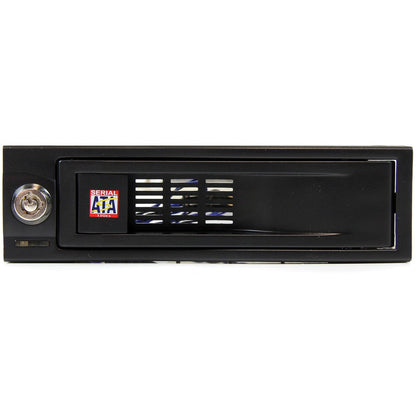 StarTech.com 5.25" Tray-Less SATA Hot-Swap Hard Drive Bay - Storage mobile rack - black HSB100SATBK