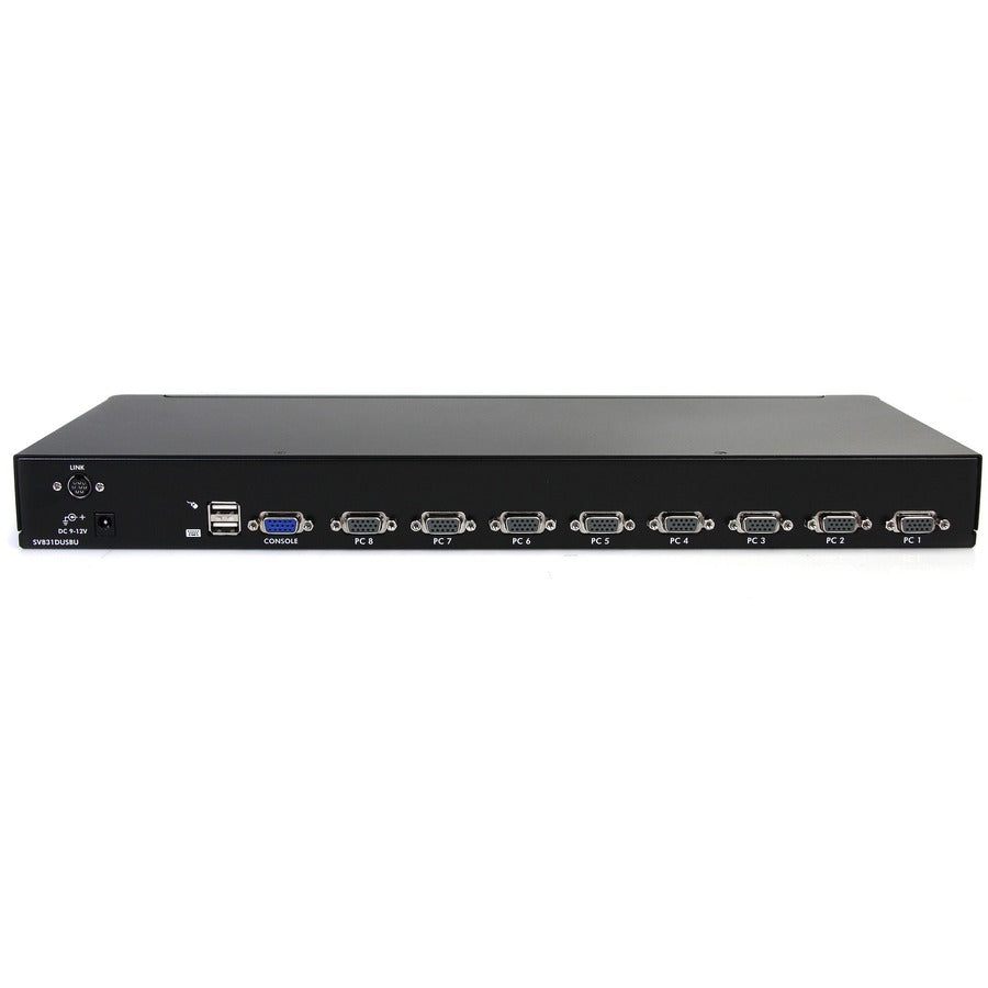 StarTech.com 8 Port 1U Rackmount USB KVM Switch with OSD SV831DUSBU