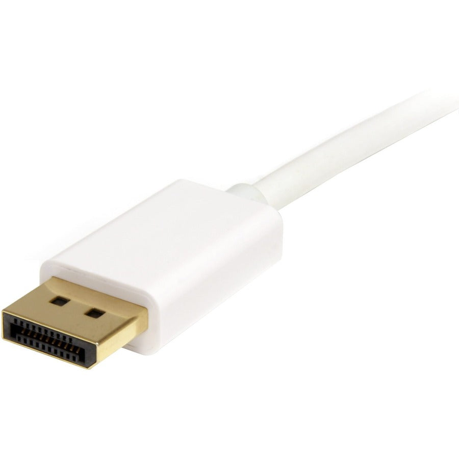 StarTech.com 1m (3ft) Mini DisplayPort to DisplayPort 1.2 Cable, 4K x 2K mDP to DisplayPort Adapter Cable, Mini DP to DP Cable for Monitor MDP2DPMM1MW