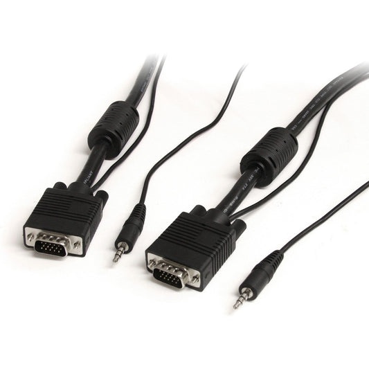 StarTech.com 25 ft Coax High Resolution Monitor VGA Cable with Audio HD15 M/M MXTHQMM25A