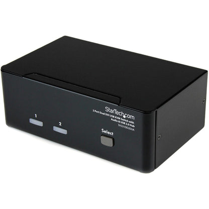 StarTech.com 2 Port Dual DVI USB KVM Switch w/ Audio & USB Hub SV231DD2DUA