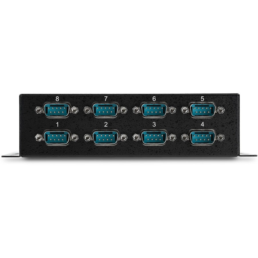 StarTech.com USB to Serial Adapter Hub - 8 Port - Industrial - Wall Mount - Din Rail - COM Port Retention - FTDI USB to RS232 ICUSB2328I