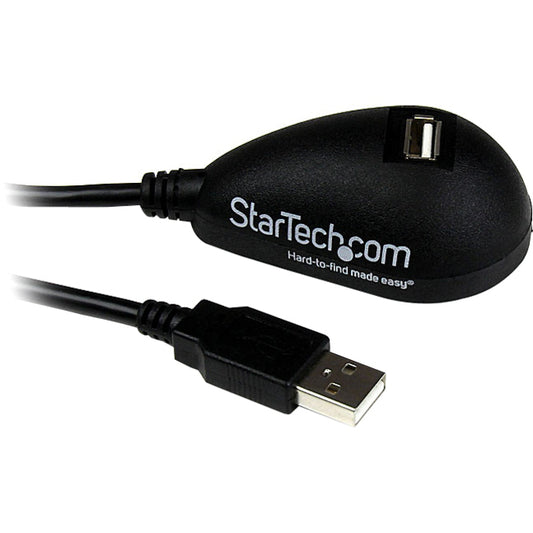 StarTech.com 5ft Desktop USB Extension Cable - A Male to A Female USBEXTAA5DSK