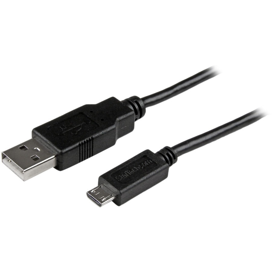 StarTech.com 3 ft Mobile Charge Sync USB to Slim Micro USB Cable for Smartphones and Tablets - A to Micro B M/M USBAUB3BK