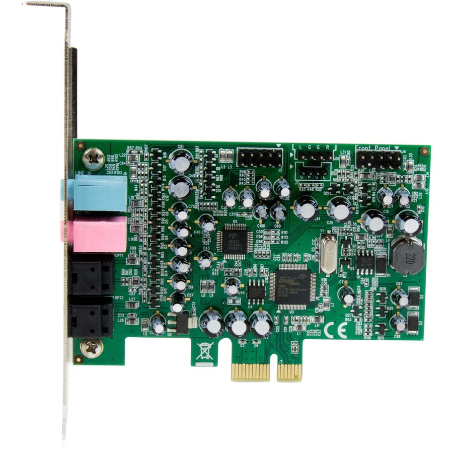 StarTech.com 7.1 Channel Sound Card - PCI Express - 24-bit - 192KHz PEXSOUND7CH