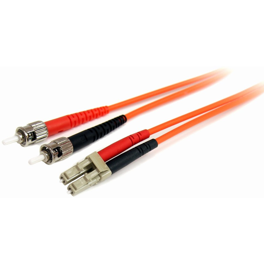 StarTech.com 5m Fiber Optic Cable - Multimode Duplex 62.5/125 - LSZH - LC/ST - OM1 - LC to ST Fiber Patch Cable FIBLCST5