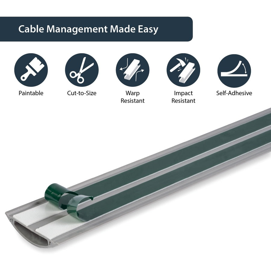 StarTech.com 6 ft 2in Wide Grey Floor Cable Duct with Guard RD50_2