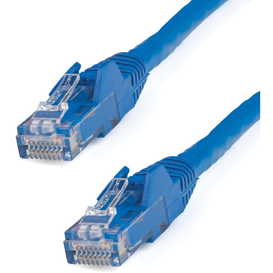 StarTech.com 8ft CAT6 Ethernet Cable - Blue Snagless Gigabit - 100W PoE UTP 650MHz Category 6 Patch Cord UL Certified Wiring/TIA N6PATCH8BL