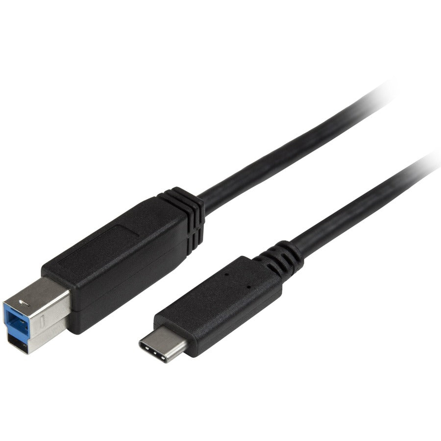 StarTech.com 2m 6 ft USB C to USB B Printer Cable - M/M - USB 3.0 (5Gbps) USB B Cable - USB C to USB B Cable - USB Type C to Type B Cable USB315CB2M