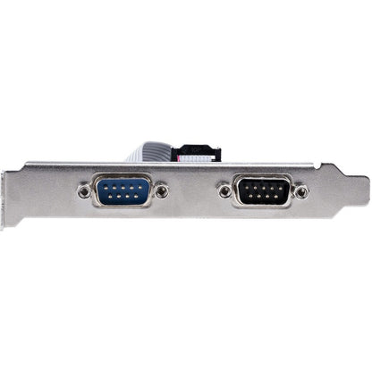 StarTech.com 2-Port PCI RS232 Serial Adapter Card, Dual Serial DB9 Ports, Expansion/Controller Card, Windows/Linux, Standard/Low Profile PCI2S5502