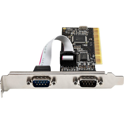 StarTech.com PCI Serial Parallel Combo Card with Dual Serial RS232 Ports (DB9) & 1x Parallel Port (DB25), PCI Adapter Expansion Card PCI2S1P2